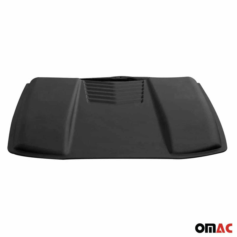 Haubenhutzen Motorhaube Lüftung für Nissan Navara D23 2015-2024 ABS Schwarz 1tlg