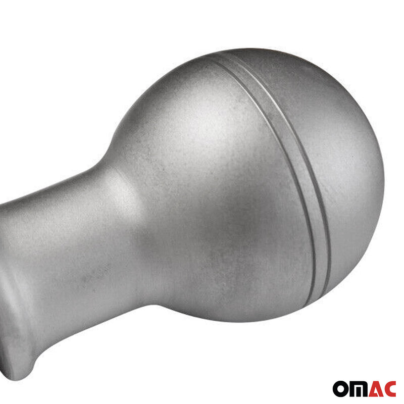 Schaltknauf Schaltknopf für VW Caddy 2003-2015 5-Gang Aluminium Silber