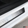 Door sills Sport for Fiat Bravo Punto Evo 500L Brushed Chrome 4x