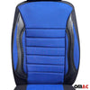 Protective covers seat protectors seat covers for Honda Jazz black blue 2 seat front set