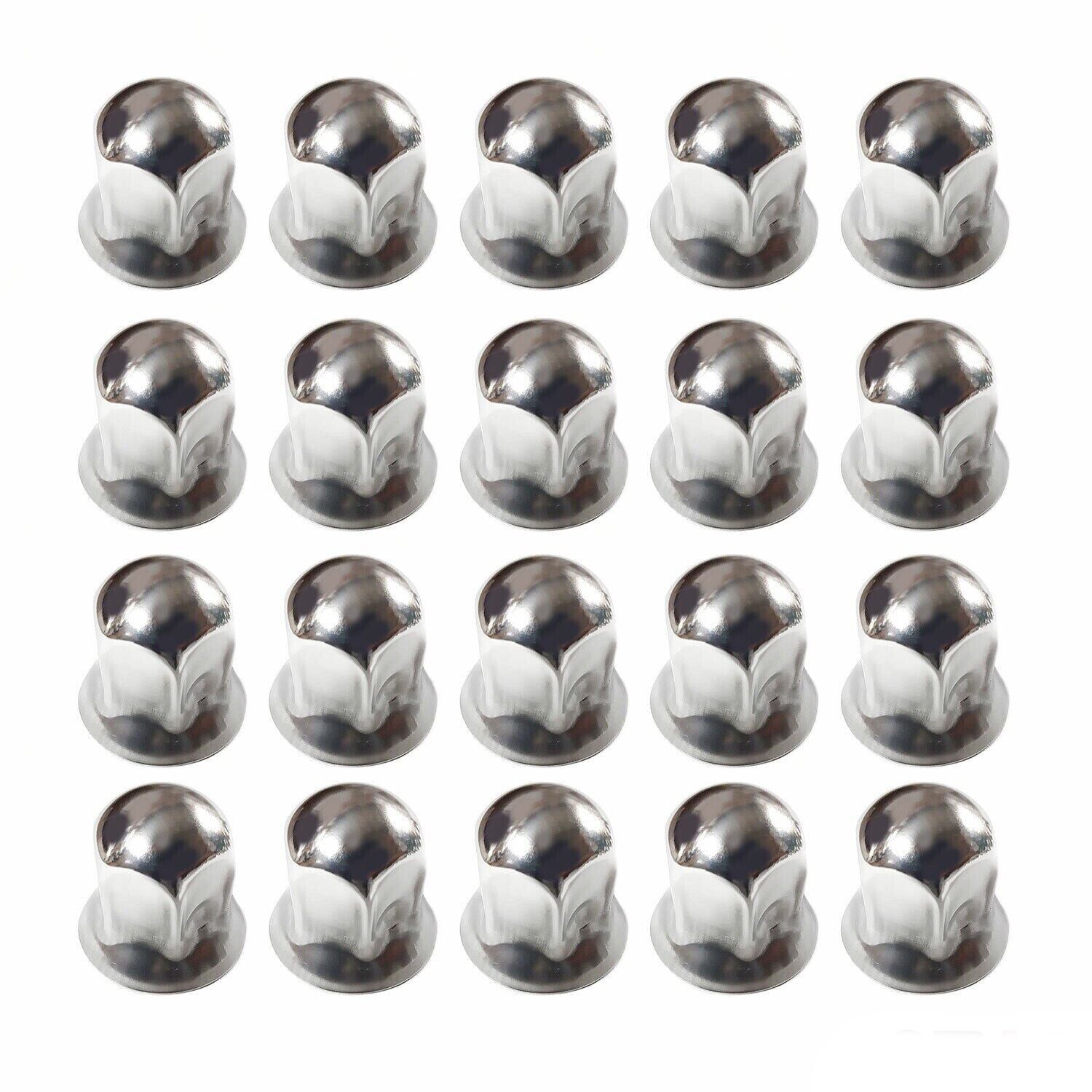 20 x 33 mm LKW Radmutter-Abdeckkappen Radbolzen-Abdeckung Schutzkappe ABS