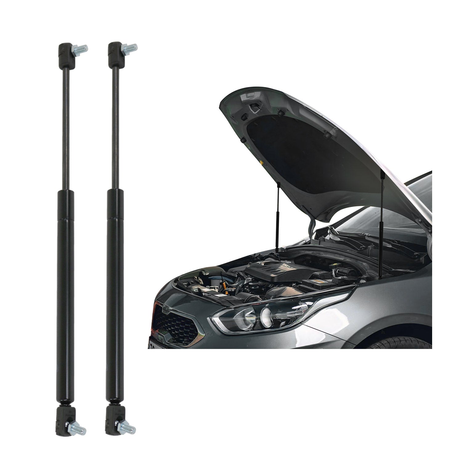2x Motorhaubendämpfer Gasfeder Dämpfer für Jeep Grand Cheeroke 1993-1998 Stahl