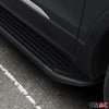 Seitenschweller Trittbretter Schweller für Fiat 500X 2014-2024 Aluminium Schwarz