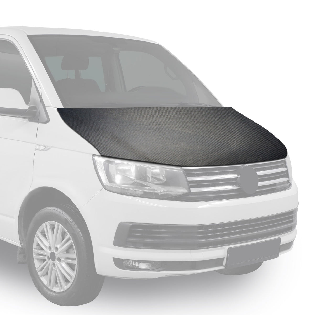 Haubenbra Steinschlagschutz für Ford Transit Tourneo Custom 2013-18 Carbon Optik