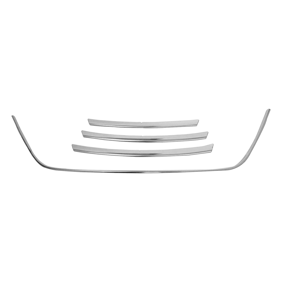 Radiator grille strips grill strips for Hyundai i30 2012-2017 stainless steel silver 4 pieces