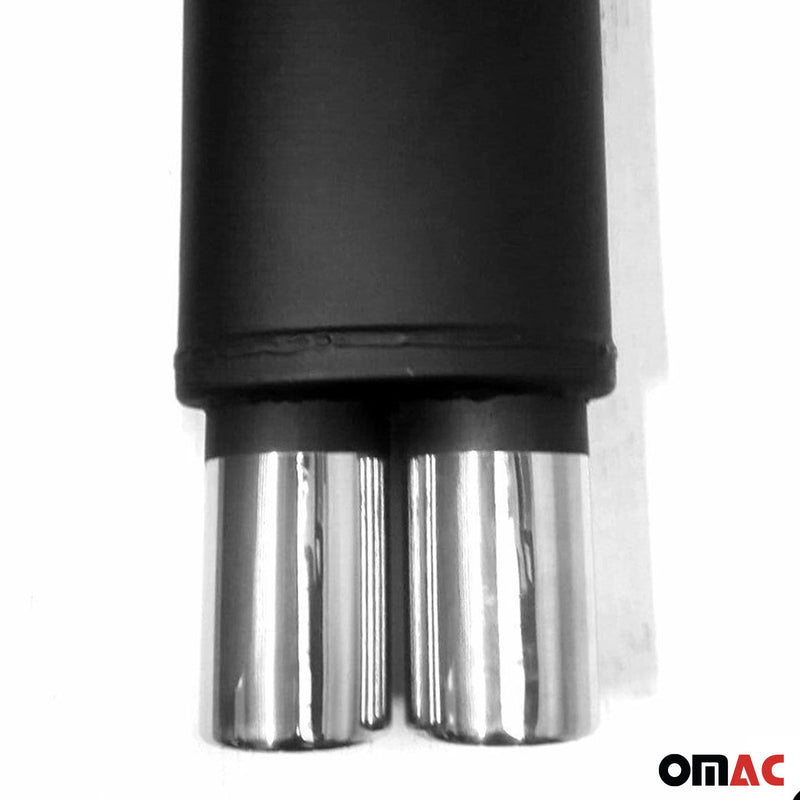 Auspuffanlage Endtopfpuff Rostfrei Endrohr Endstück Chrom Edelstahl 60 mm