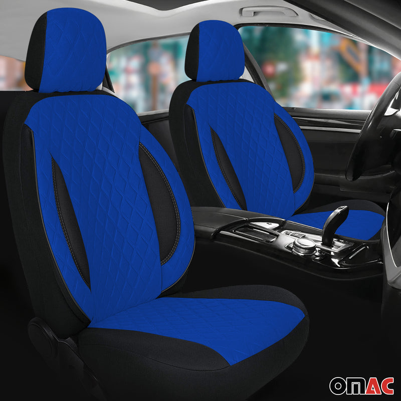 Schonbezug Sitzbezug Sitzschoner für Ford Fiesta 1999-2024 Schwarz Blau 1 Sitz