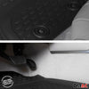 OMAC rubber mats floor mats for Renault Clio 2012-2019 TPE car mats black 4x
