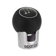 SPARCO Schaltknauf Schalthebel Schaltknopf Aluminium Kunstleder Schwarz Knauf