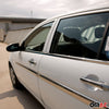 Fensterleisten Zierleisten für Hyundai Accent Era 2005-2011 Stufenheck Chrom 4x