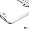 License plate holder license plate holder set chrome stainless steel US model 2x