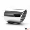 Exhaust trim tailpipe for Dacia Duster 2010-2024 stainless steel chrome 60mm 1x