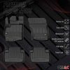 Fußmatten für Citroen C-Crosser 2007-2012 Premium TPE Automatten