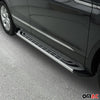 Running boards side skirts side boards for Jeep Cherokee 2008-2012 aluminum gray