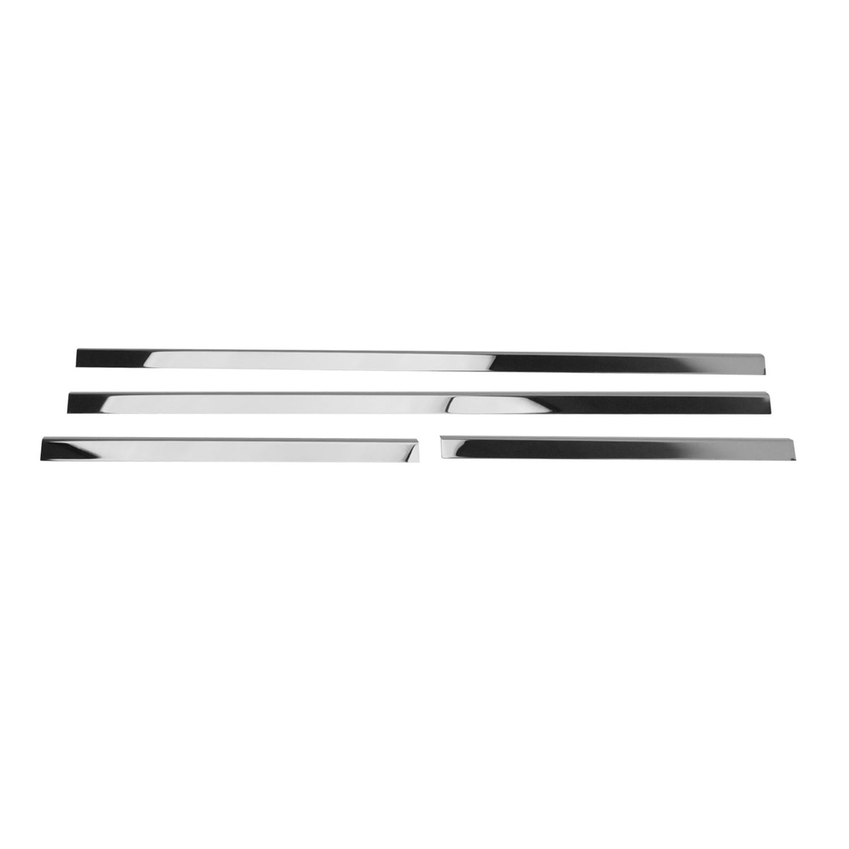 Window strips decorative strips for Nissan Navara D40 2005-2015 stainless steel chrome 4 pieces