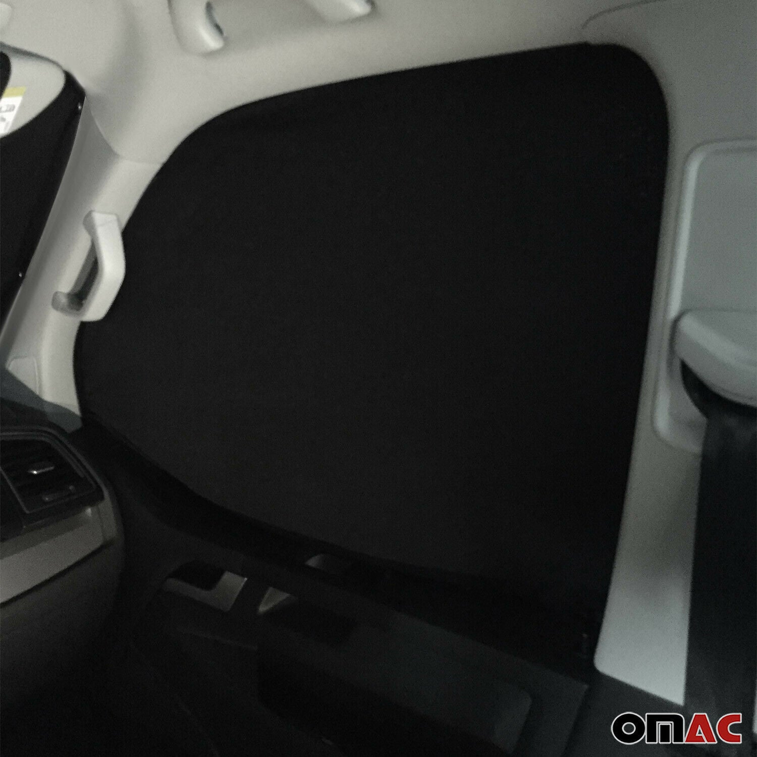 Frontscheibe Gardinen Maß Vorhänge für Renault Trafic 2001-2014 Grau Schwarz 3x