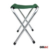 Mini camping stool aluminum folding stool fishing stool folding stool dark green