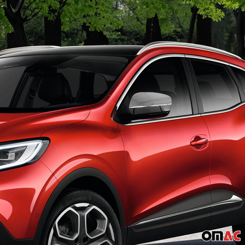 Spiegelkappen Spiegelabdeckung für Renault Koleos 2016-2025 Chrom ABS Silber