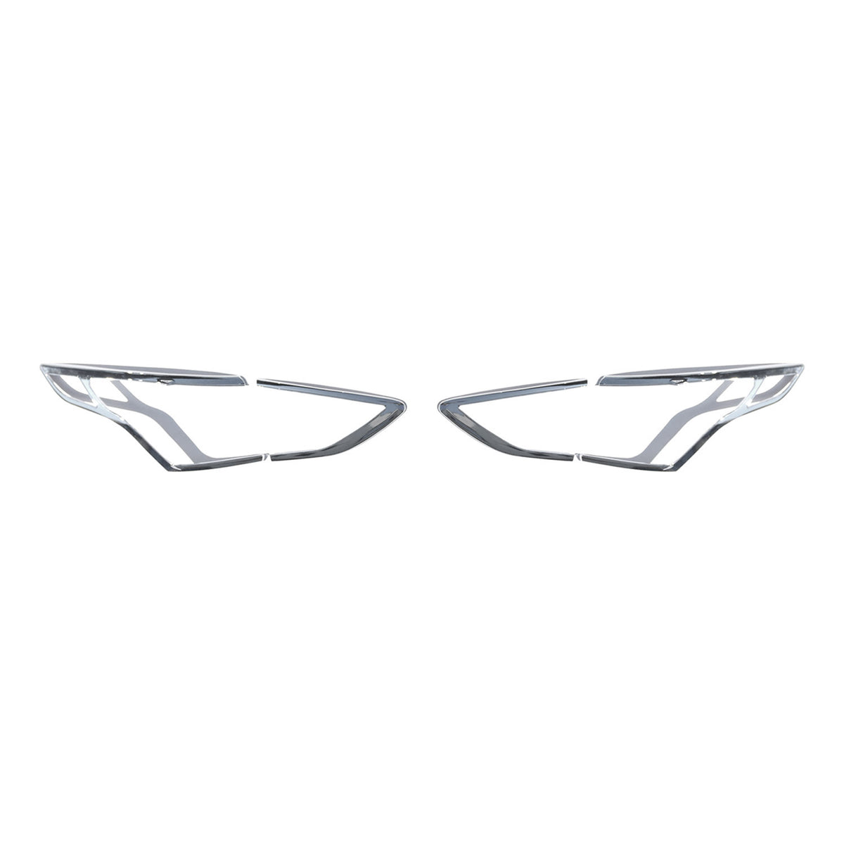 Rücklicht Leisten Heckleuchte für Ford Kuga 2012-2019 Chrom ABS Silber 4tlg