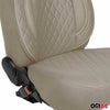 Schonbezug Sitzbezug Sitzschoner für Seat Leon Ibiza Beige 1 Sitz