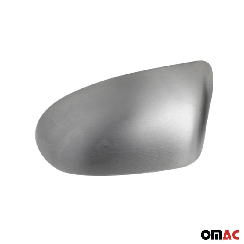 Spiegelkappen Spiegelabdeckung für Skoda Octavia 2009-2013 Edelstahl Matt 2tlg