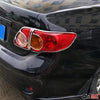 Rücklicht Leisten Heckleuchte für Toyota Corolla 2006-2013 Chrom ABS Silber 4tlg