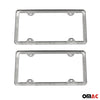 License plate holder license plate holder set chrome stainless steel US model 2x