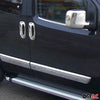 Seitentürleiste Türleisten Türschutzleisten für Fiat Qubo 2008-2021 Edelstahl 4x