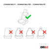 Schonbezüge Sitzschoner Sitzbezüge für Iveco Daily 2014-2024 Rauch Grau 1 Sitz