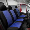 Sitzbezüge Schonbezüge für Iveco Daily 2014-2024 Schwarz Blau 2+1 Vorne