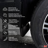 Mud flaps for Peugeot 208 2012-2019 plastic 4 pieces