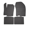 OMAC Gummi Fußmatten für Suzuki SX4 S-Cross 2013-2018 Automatten Schwarz 4x
