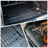 OMAC Fußmatten & Kofferraumwanne Set für Peugeot 308 2013-2024 Gummi Schwarz 5x