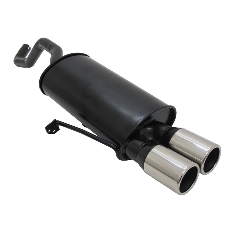 Novus Sportauspuff für Renault Clio 3 2x76mm Endschalldämpfer mit ABE
