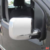 Mirror caps mirror cover for Fiat Fiorino 2008-2021 stainless steel silver 2 pieces