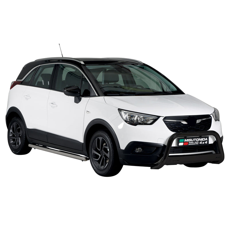 Frontbügel Frontschutzbügel für Opel Crossland X 2017-2024 ø63mm Stahl Schwarz