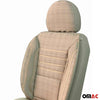 Schonbezüge Sitzschoner Sitzbezüge für Fiat Doblo 2014-2024 Beige 1 Sitz