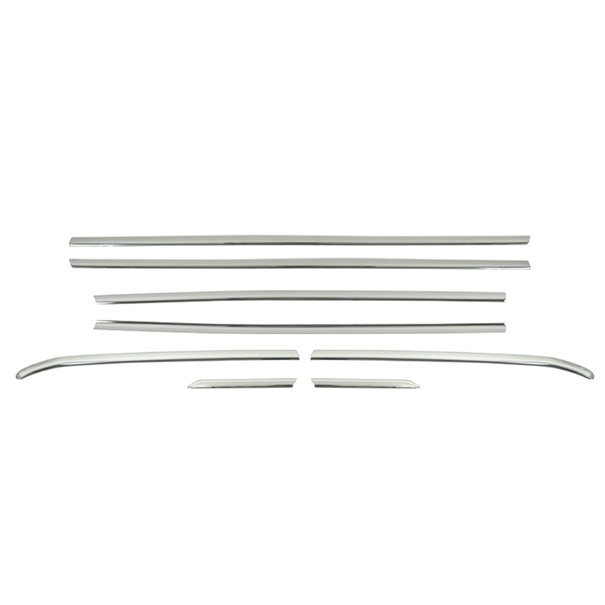 Window strips decorative strips for Ford Focus Estate 2010-2018 stainless steel chrome 8 pieces