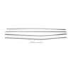 Window strips decorative strips for Renault Megane 2016-2020 hatchback chrome 6 pieces
