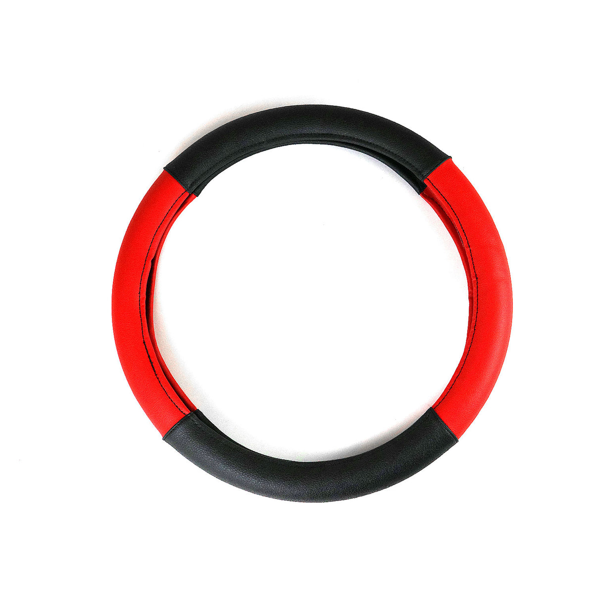 Steering wheel cover, steering wheel cover, steering wheel protector, steering wheel cover, red, black, Ø38-40 cm