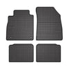OMAC rubber floor mats for Nissan Micra K14 2016-2024 car mats rubber black 4x