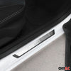 Door sills Sport for Fiat Bravo Palio Qubo Scudo Brushed Chrome 4x