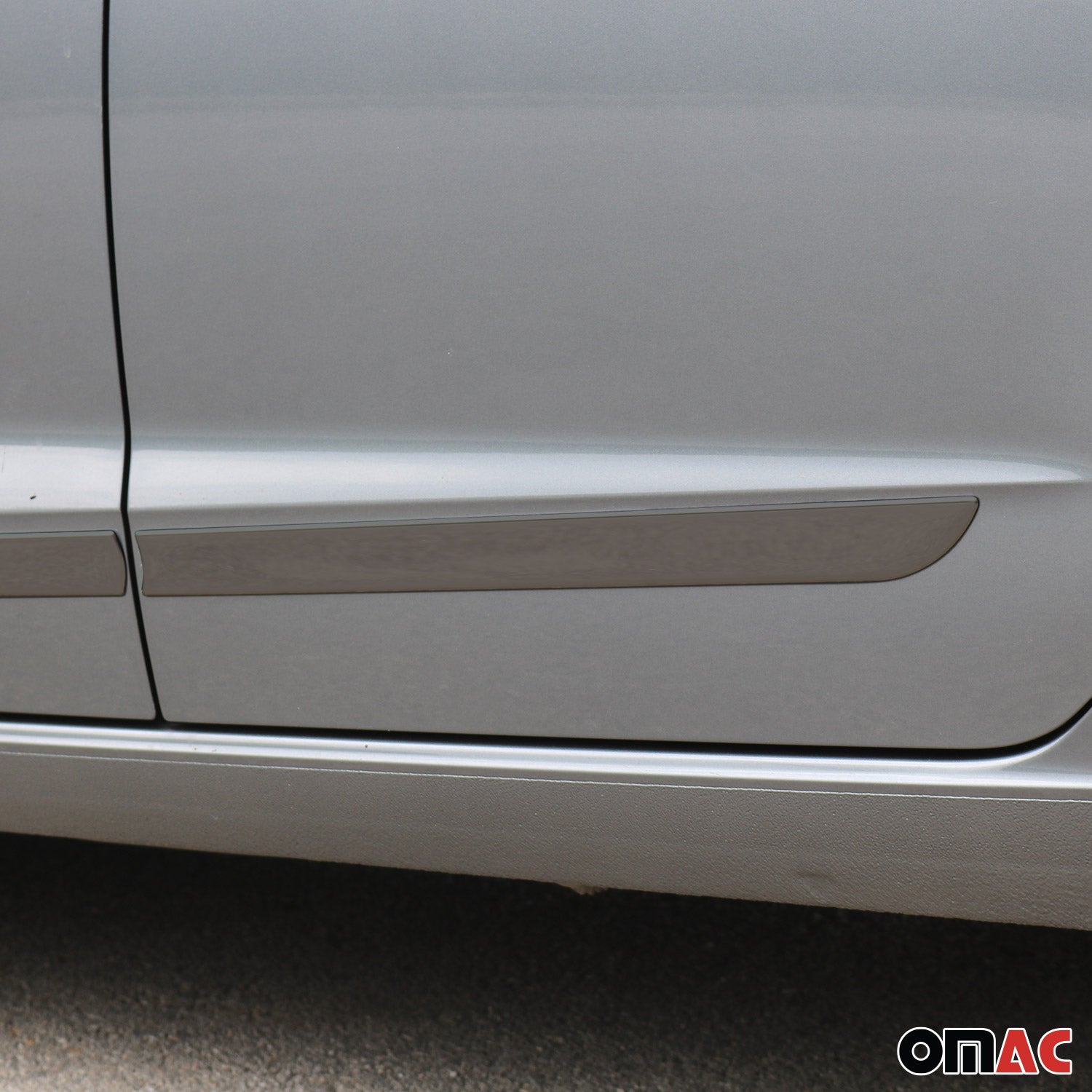Seitenleiste für Peugeot 301 2012-2023 Dark Chrom Türleiste Zierleiste Edelstahl