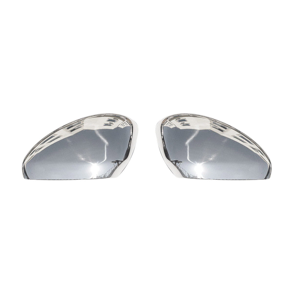 Spiegelkappen Spiegelabdeckung für Citroen DS3 2010-2019 Edelstahl Silber 2tlg