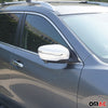 Spiegelkappen Spiegelabdeckung für Nissan Qashqai J11 2014-2021 Chrom ABS Matt