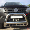 Front protection bar for VW Amarok 2009-2016 Ø89 EC type approval silver