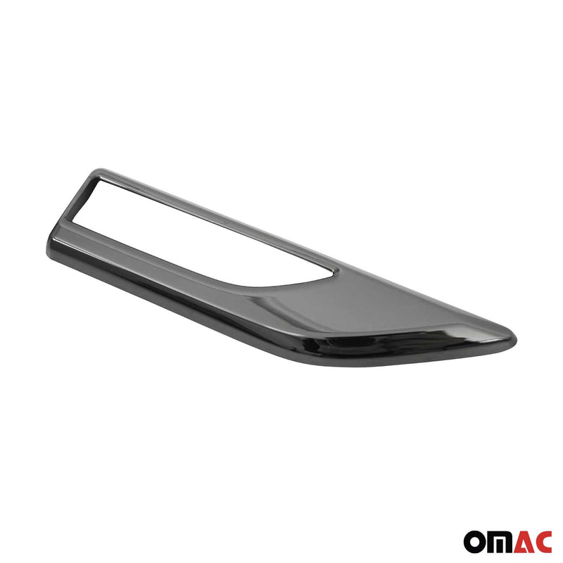 Blinkerrahmen Signalblende Blinker Rahmen für VW Caddy 2015-2020 Chrom Dunkel 2x