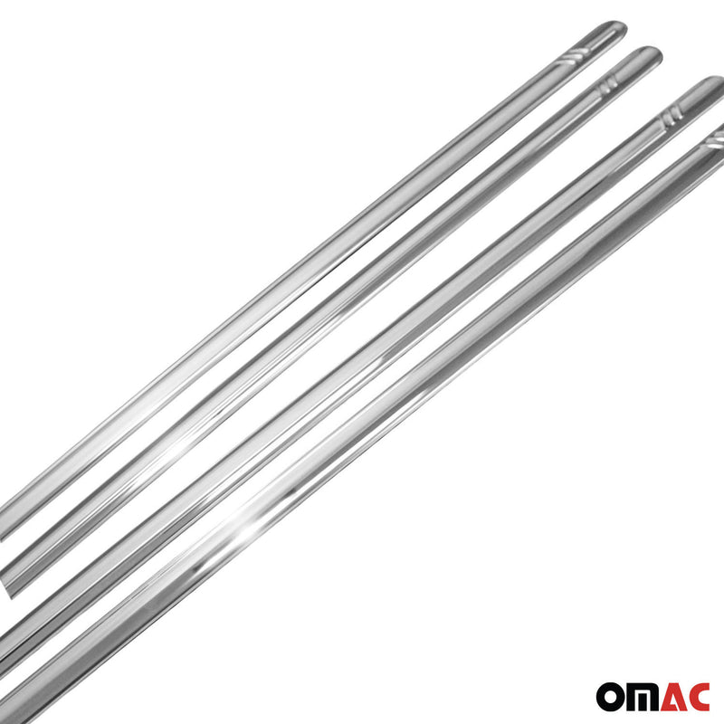 Seitentürleiste Türschutzleiste für VW Caddy 2003-2015 Langer Chrom Edelstahl 4x