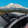 Roof rack luggage rack for BMW iX3 G08 2020-2024 TÜV ABE aluminum black