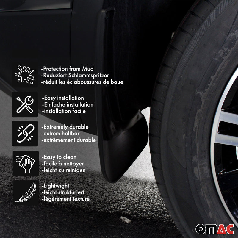 Schmutzfänger für Nissan X-Trail 2014-2021 Kunststoff 2x